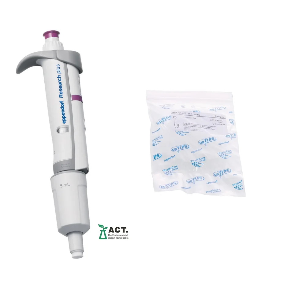 Pipeta jednokanałowa Research plus 0,5–5 mL