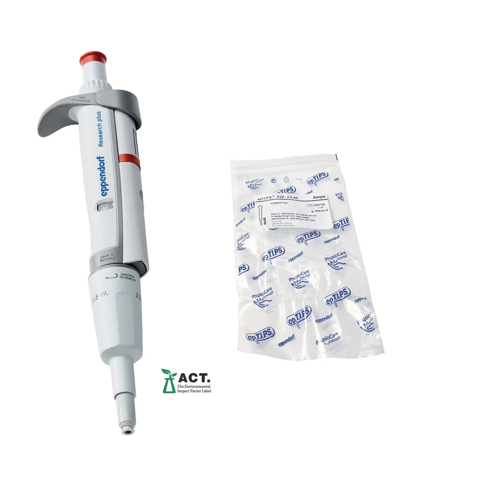 Pipeta jednokanałowa Research plus 0,25–2,5 mL